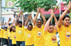 1,111 Yoga enthusiasts did it on the footpath in Mangaluru